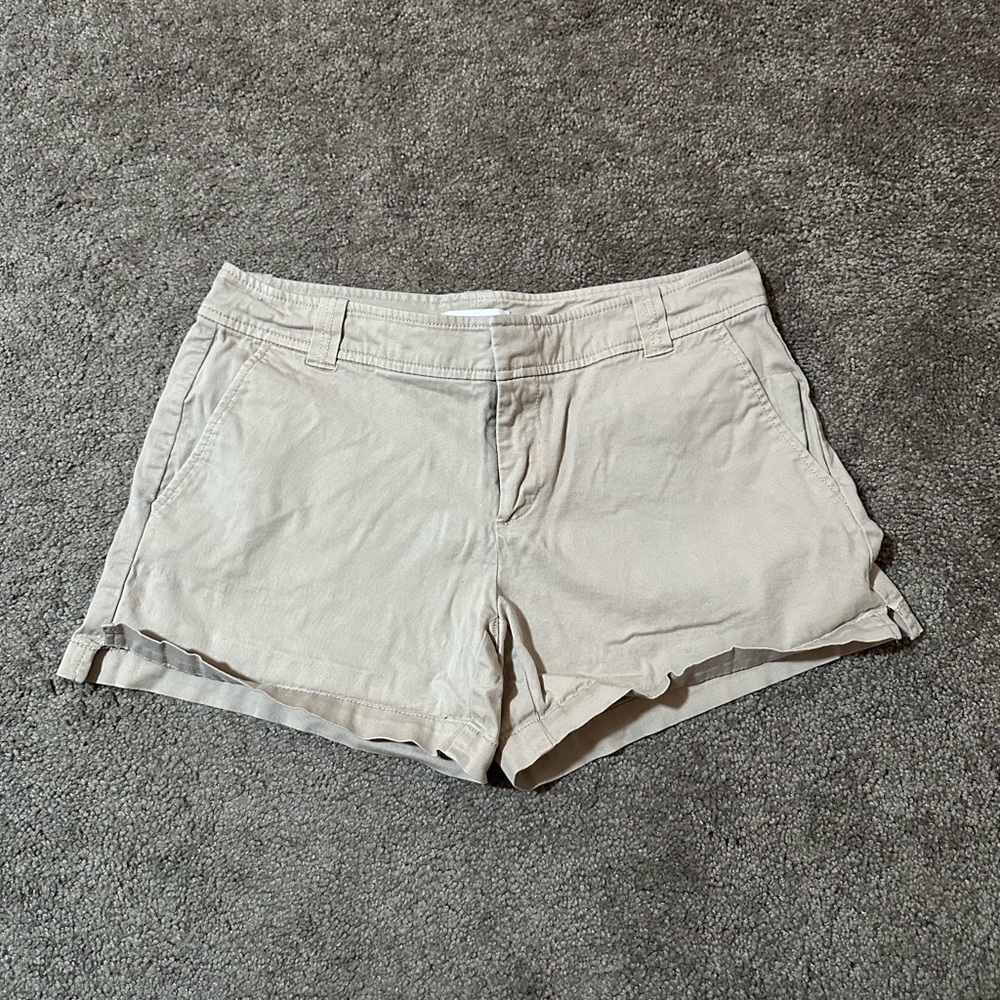 New York & Company Womens Khaki Shorts